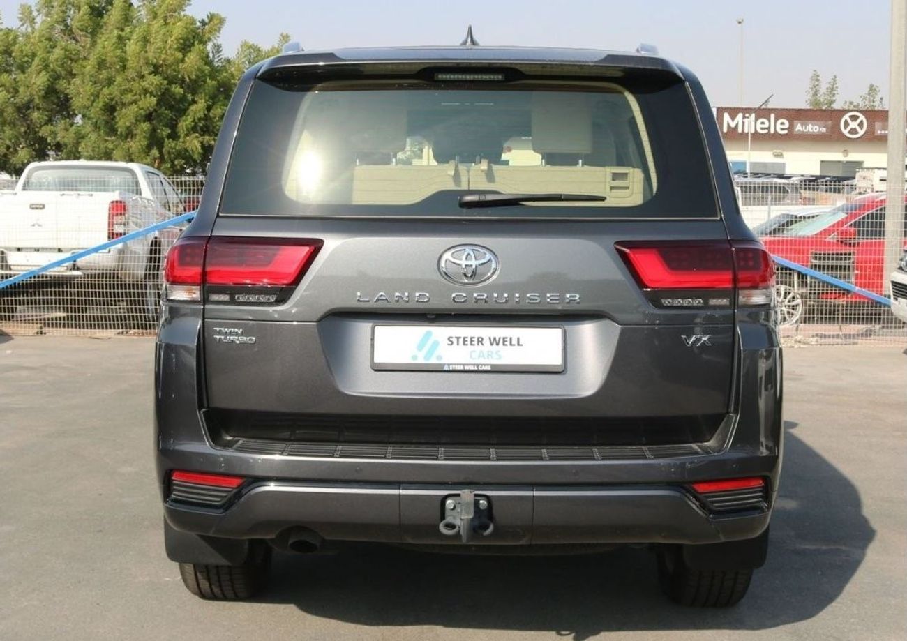 تويوتا لاند كروزر VX 2022| TWIN TURBO 3.5L 70TH ANNIVERSARY V6 WITH RADAR A/T JBL SOUND 4WD PETROL EXPORT ONLY