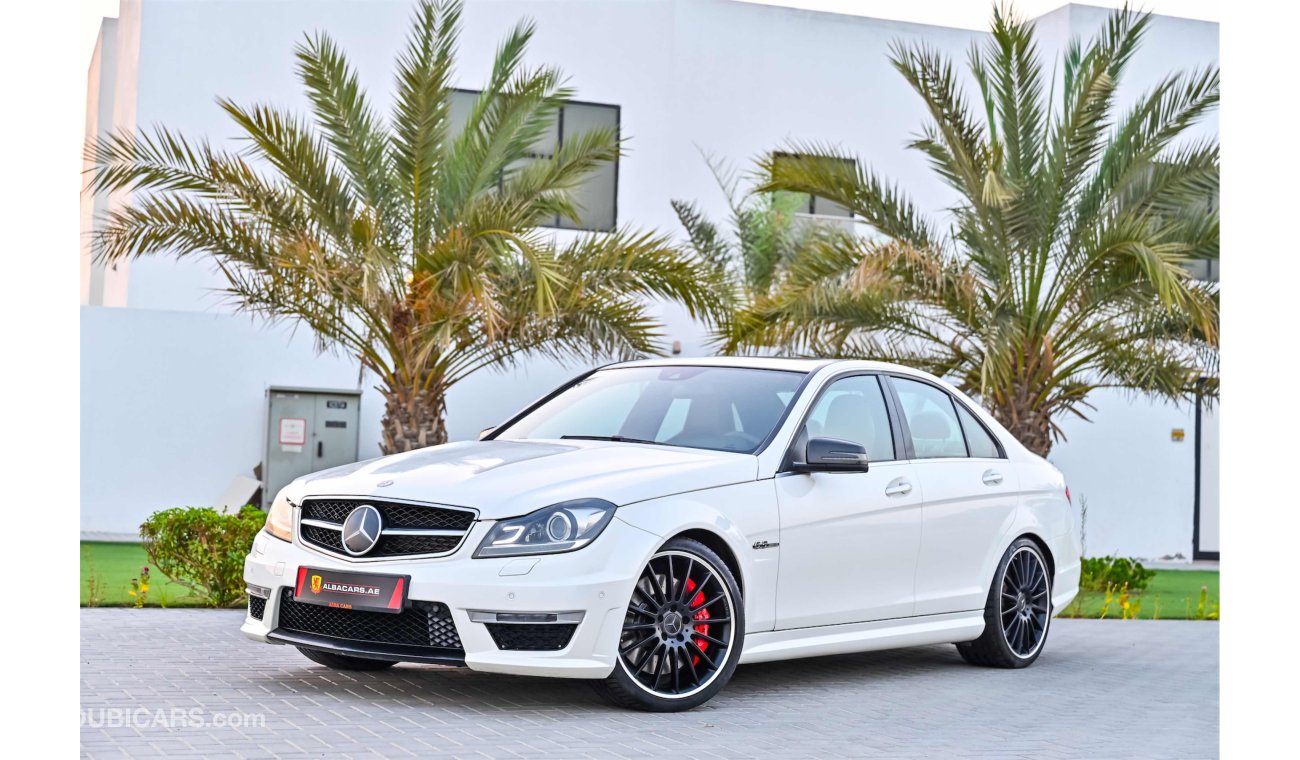 Mercedes-Benz C 63 AMG 1,939 P.M |  0% Downpayment | Full Option | Exceptional Condition