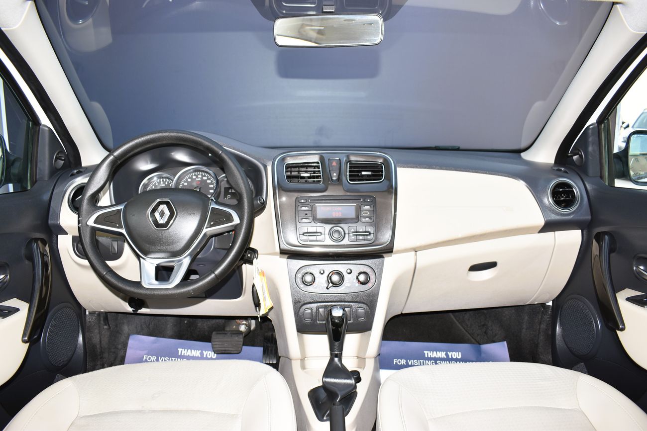 رينو سيمبول AED 449 PM | 1.6L PE GCC DEALER WARRANTY