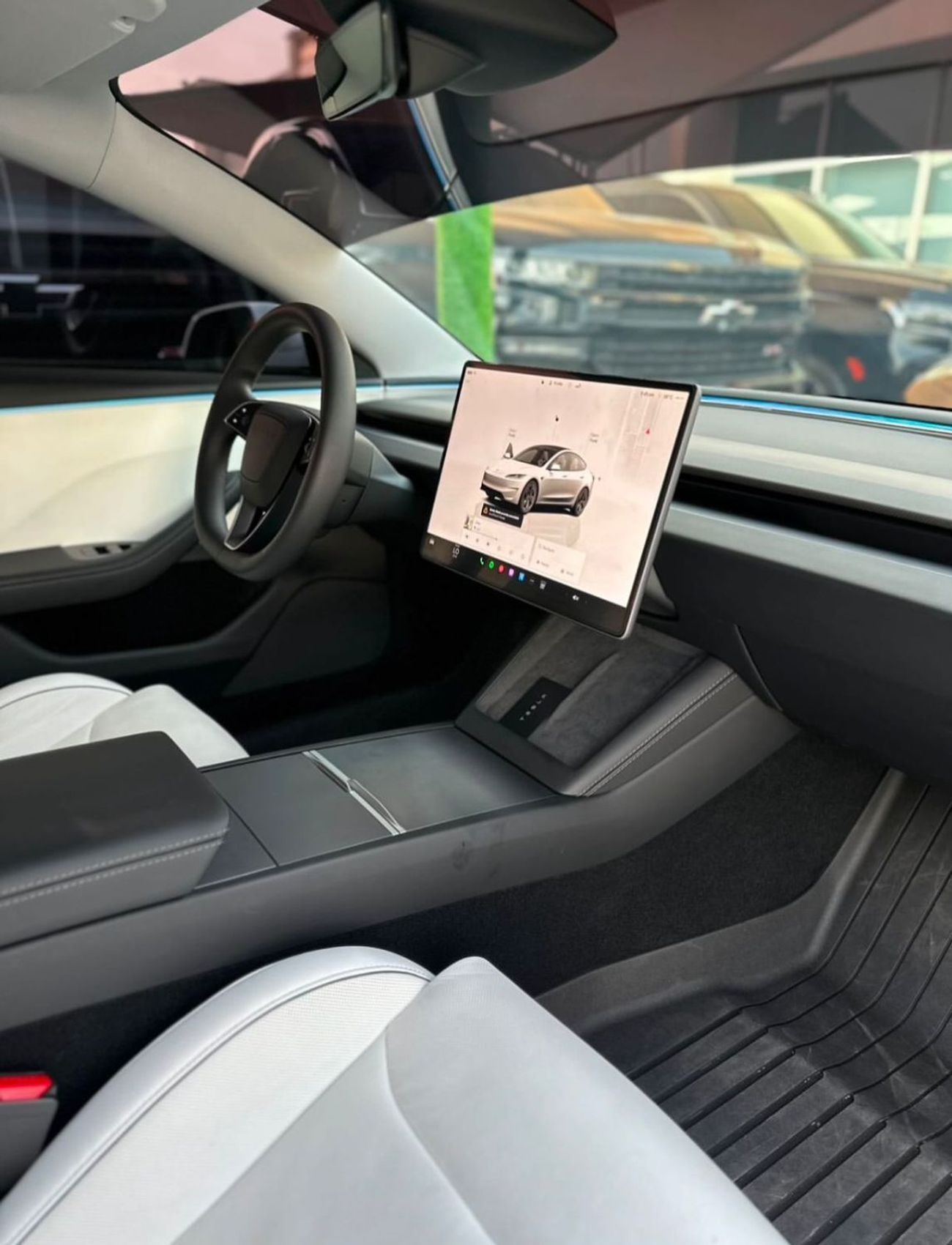 تسلا موديل 3 تسلا موديل 3 بروفورمنس خليجي 2025 فل ابشن صبغ وكاله تحت الضمان