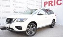 Nissan Pathfinder 3.5 SV AWD 2018 GCC DEALER WARRANTY