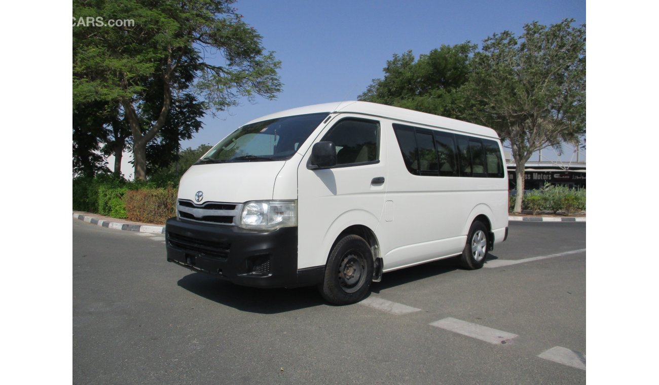 Toyota Hiace 2013 MID ROOF 15 PASSENGER 2013 GULF , ACCIDENT FREE