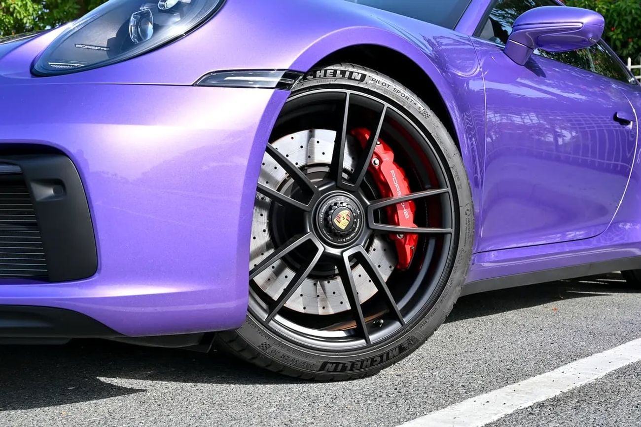 Porsche 911 CARRERA GTS Manual | Purple | 3.0L Twin-Turbo Flat-6 | 480 HP | 2,751 KM