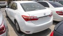 Toyota Corolla 2014 model Gulf specs standard options