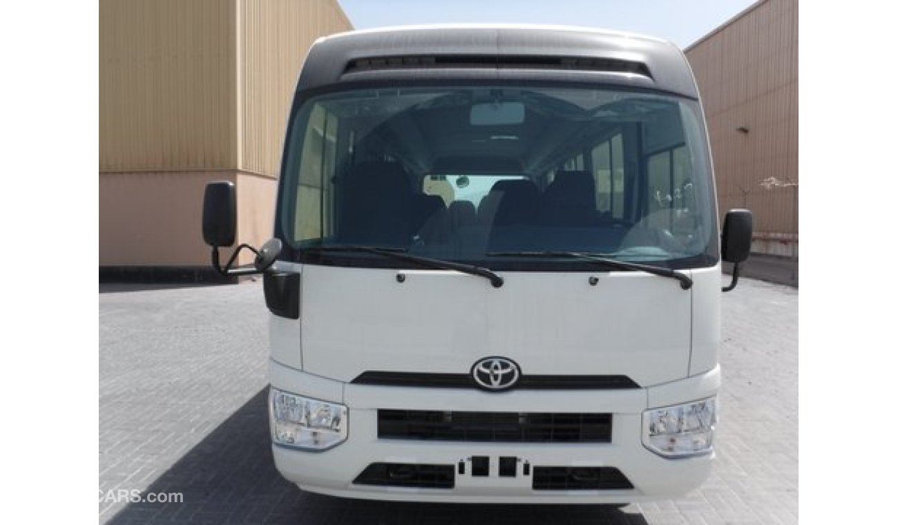 Toyota Coaster Hiroof 2.8L Dsl - A/T - 23YM - STD - WHT_GRY (FOR EXPORT)