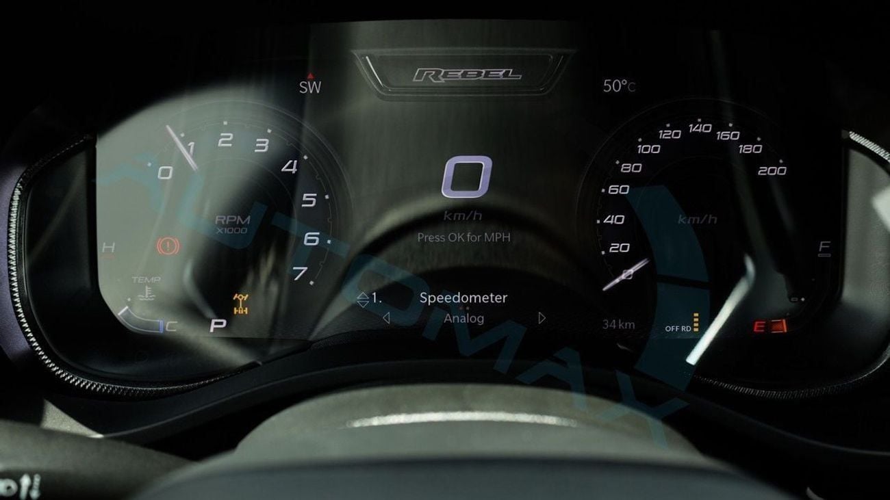 رام 1500 REBEL (For Export , НА ЭКСПОРТ) PY 26/26 GT 3.0TT Hurricane GCC 0Km Без пробега