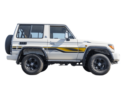 Toyota Land Cruiser 70 ECTQAT002 - 2025 Toyota LC71 Hardtop 4.0L Petrol Manual - 70th Anniversary – White with Tan Interior