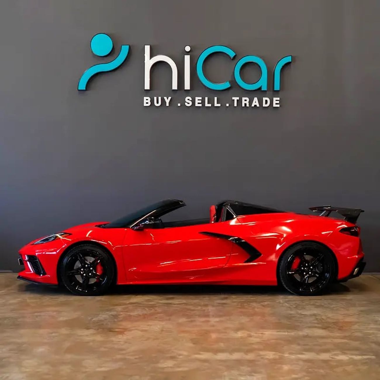 Chevrolet Corvette 3LT 6.2L (490 HP) Convertible AED 6,515 P.M • 0% Downpayment • Chevrolet Corvette C8 3LT Z51 • 1 Yea
