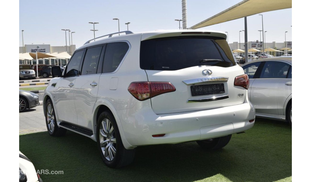 إنفينيتي QX80 خليجي مالك واحد كاملة المواصفات Top opition خالية من الصبغ والحوادث شرط الفحص