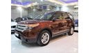 فورد إكسبلورر EXCELLENT DEAL for our Ford Explorer XLT 4WD ( 2015 Model! ) in Brown Color! GCC Spe