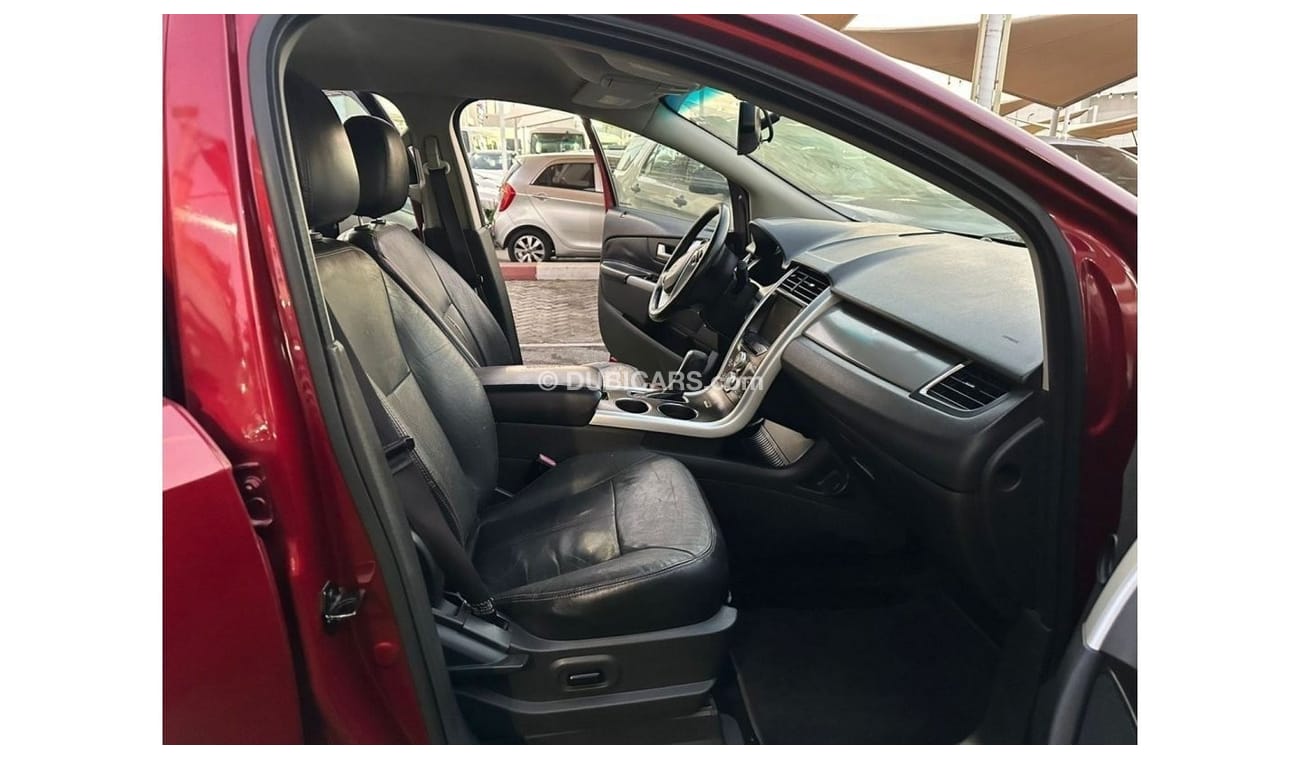 فورد إدج موديل 2013 خليجى مثبت سرعة  جلد تحكم رنجات حساسات شاشة كاميرا خلفية جناح خلفى بحالة ممتازة