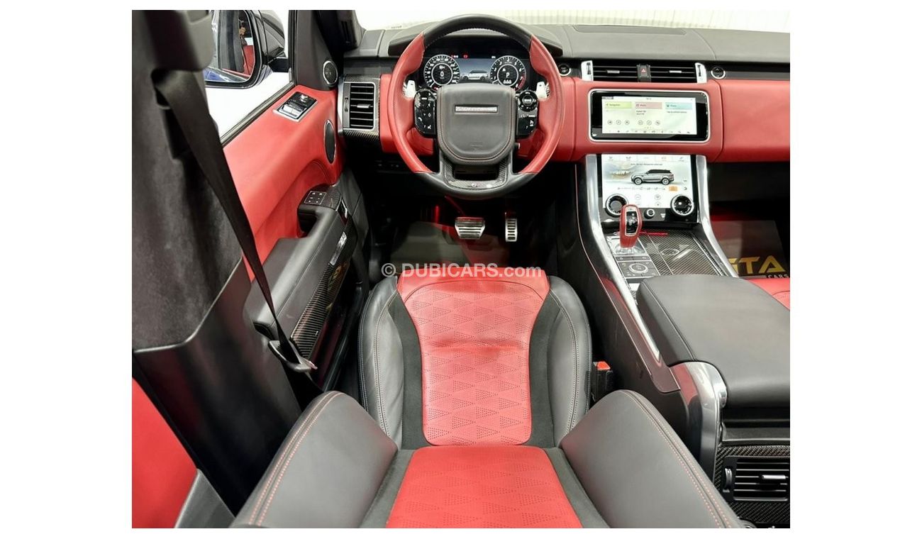 لاند روفر رينج روفر سبورت 2022 Range Rover Sport SVR Carbon, June 2025 Warranty, Service Contract, Full Options, Low Kms, Euro