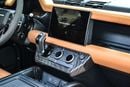 Land Rover Defender 90 P525 Fully Loaded with head up Display 2key interior carbon fiber trims completely covered by mat PPf Wit