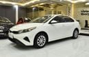 Kia Cerato EXCELLENT DEAL for our KIA Cerato ( 2022 Model ) in White Color GCC Specs