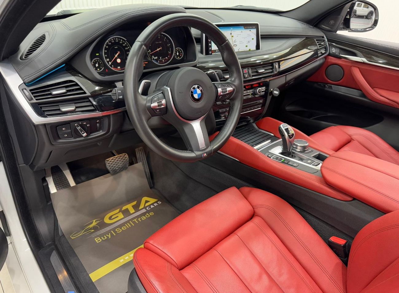بي أم دبليو X6 50i M Sport 4.4L 2019 BMW X6 xDrive50i M-Sport, Warranty, 2025 BMW Warranty, Full Options, GCC