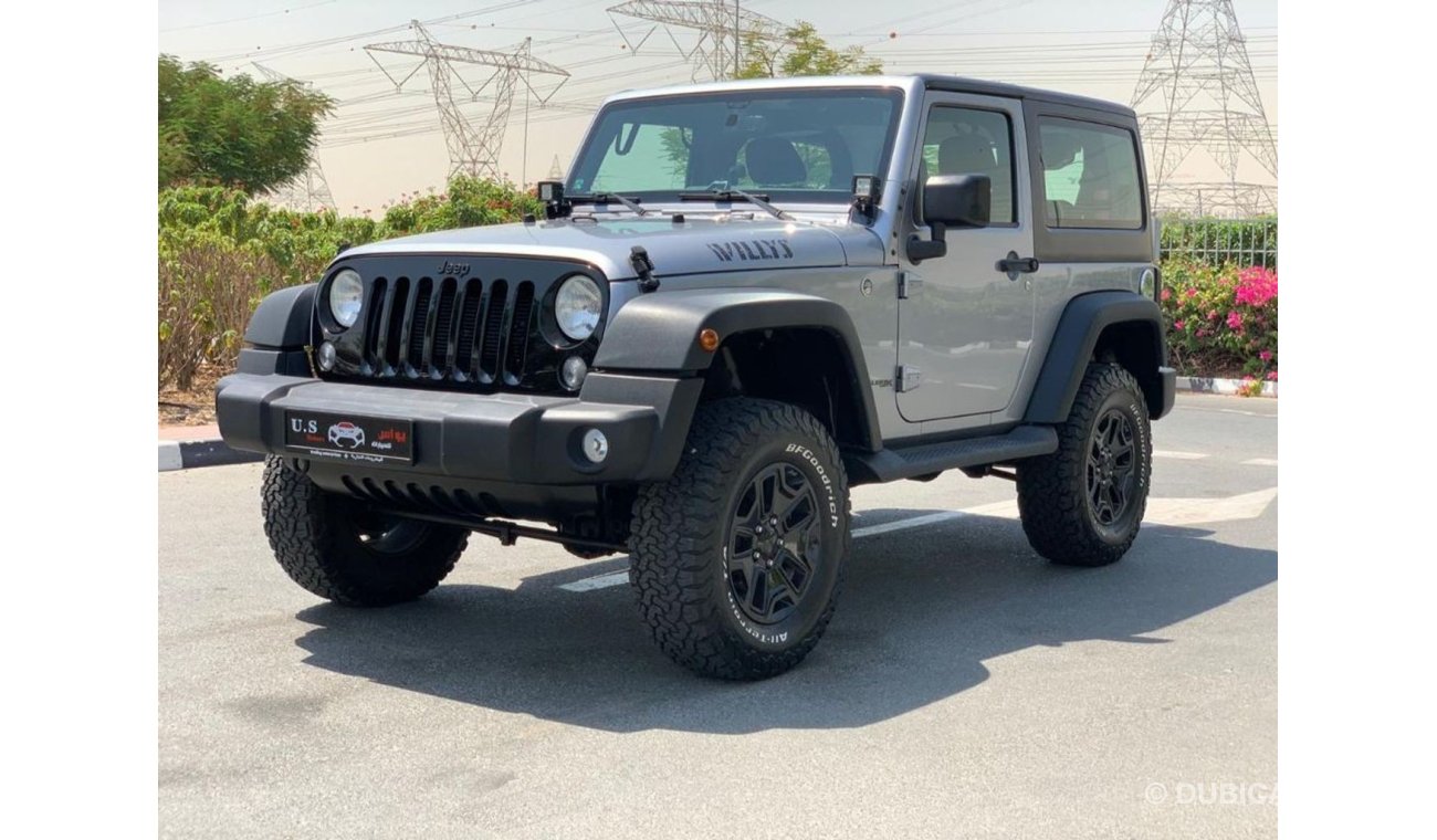 جيب رانجلر WILLYS JK LIFTED 2018 MODEL GCC UNDER WARRANTY TILL 2022 IN MINT CONDITION