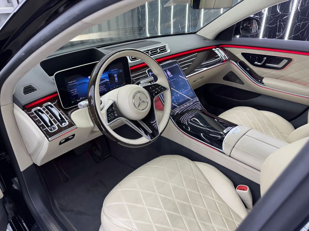 Mercedes-Benz S 500 4MATIC 3.0L 2022 Mercedes Benz S500 LWB, Warranty, Fully Loaded, Brabus Kit, Excellent Condition, 42