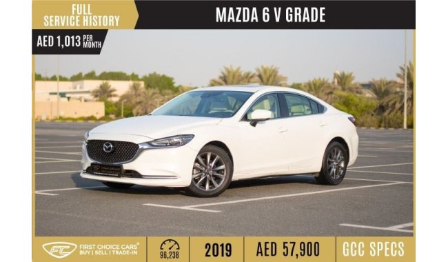 مازدا 6 AED 1,013/monthly | 2019 | MAZDA 6 | V GRADE | GCC SPECS | FULL SERVICE HISTORY | M12404