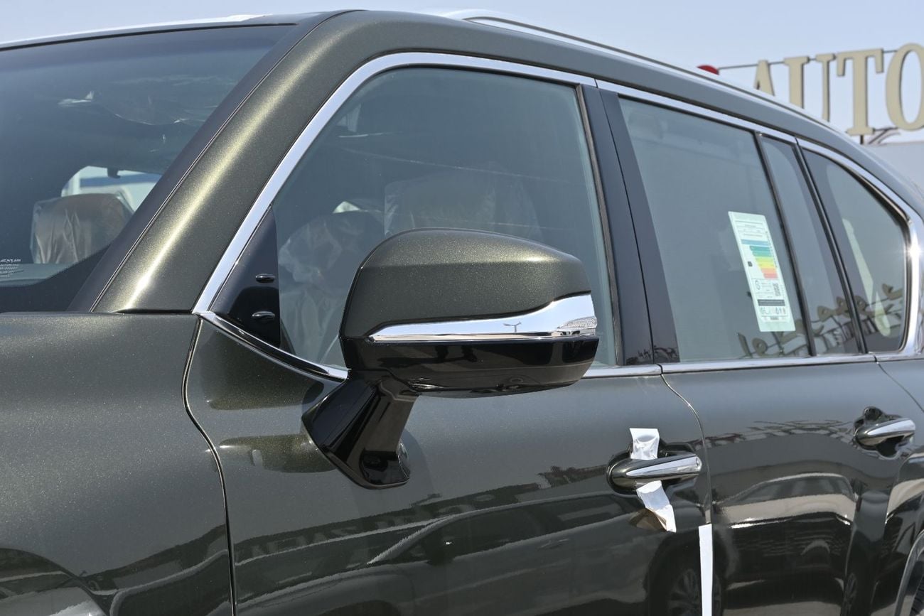 لكزس LX 700h Lexus LX700h Signature 3.5L Twin-Turbo + Hybrid V6, Model 2025, Color Green inside Tan