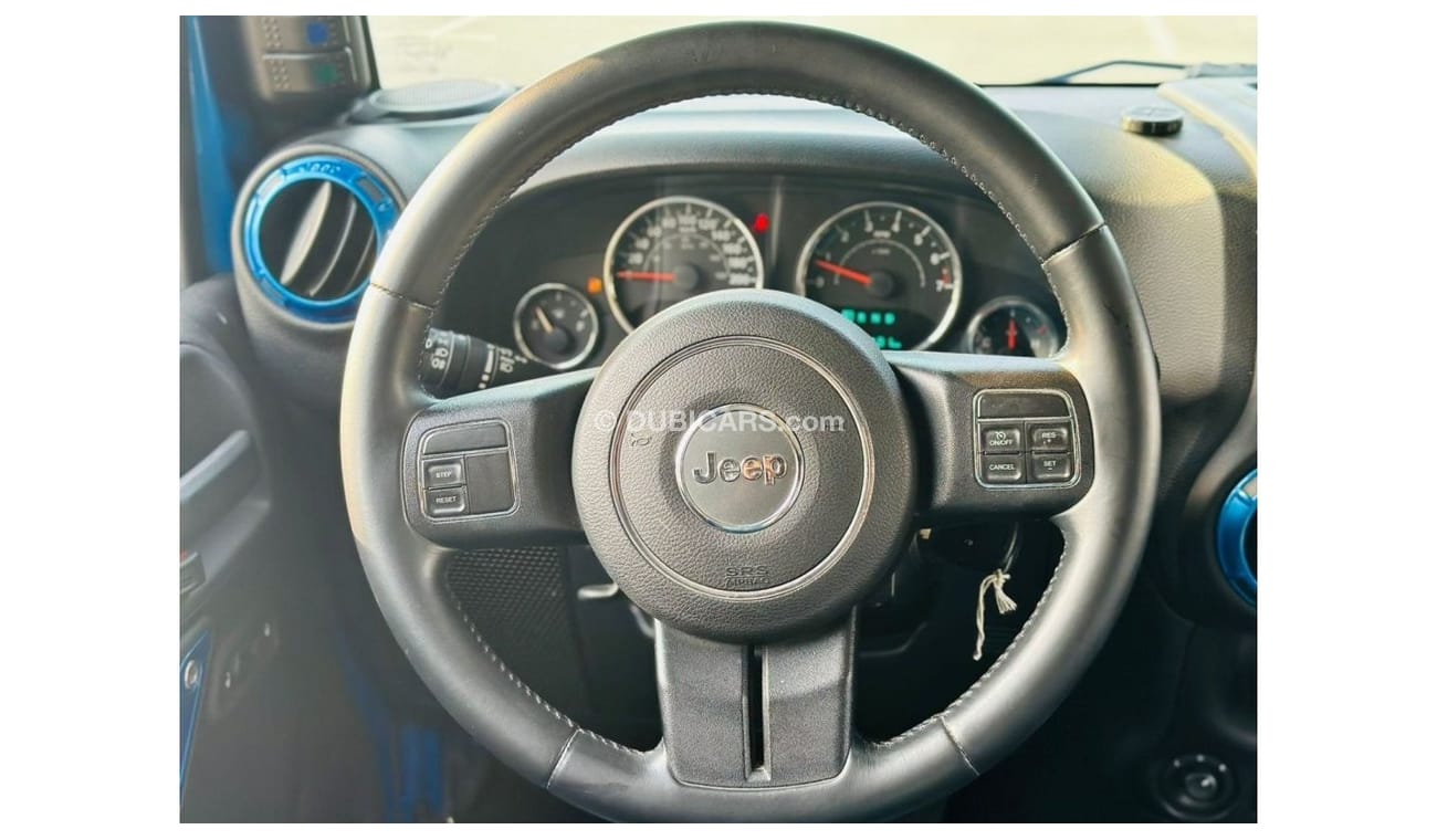 جيب رانجلر Unlimited Sport 1590 PM || WRANGLER UNLIMITED 3.6L V6 || ORIGNAL PAINT || FSH || 0%DP || GCC || WELL