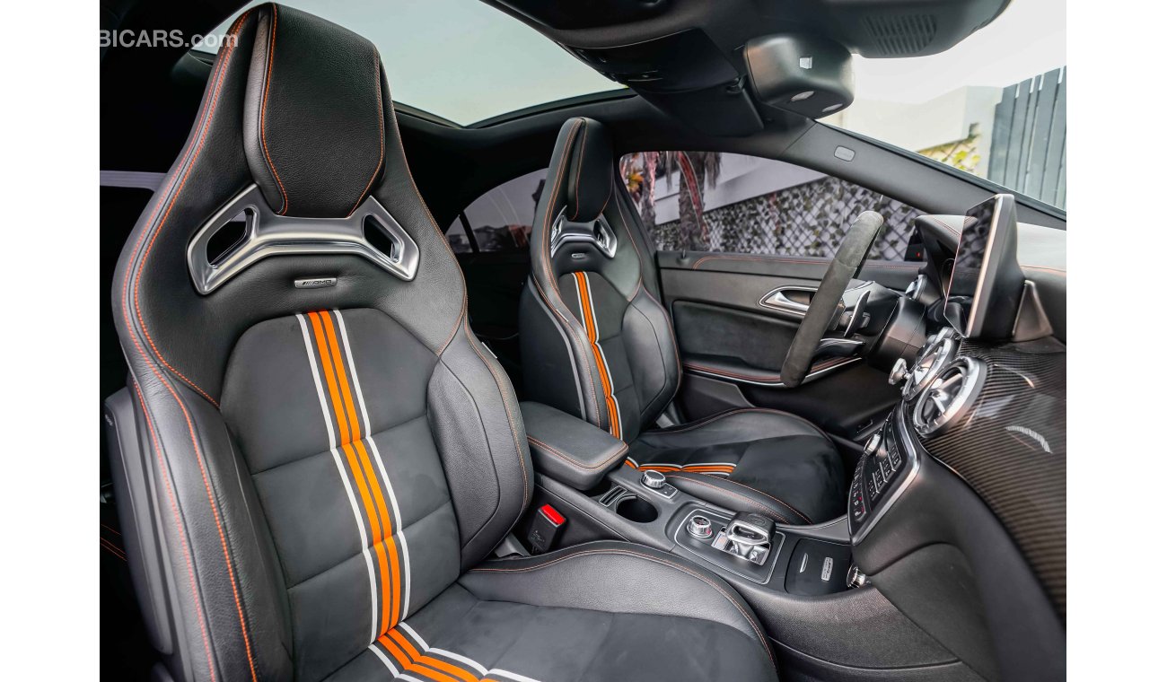 مرسيدس بنز CLA 45 AMG 2,428 P.M | 0% Downpayment | Full Option | Orange Art Edition!