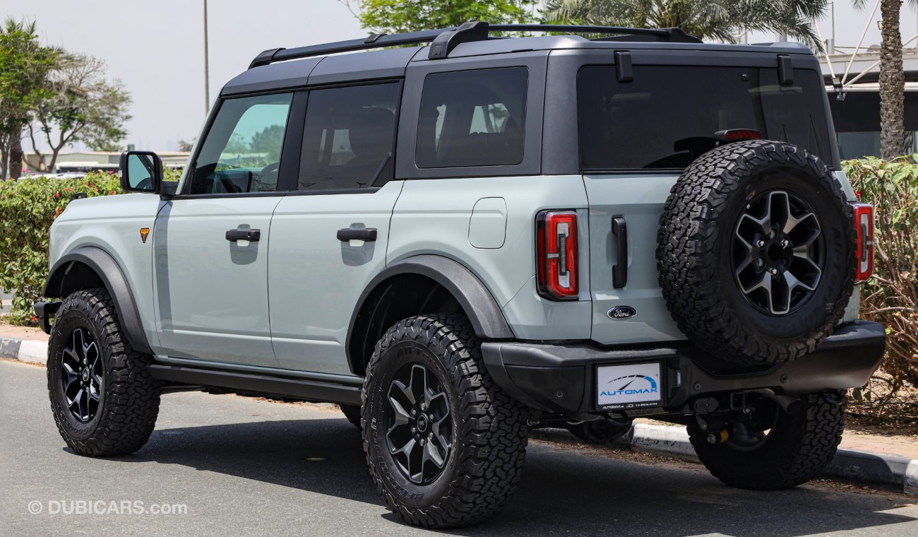 Ford Bronco Badlands Lux Ecoboost 2021 , GCC , 0Km , W/3 Yrs or 60K Km WNTY & 3 Yrs or 60K Km SRVC @Offroad Zone