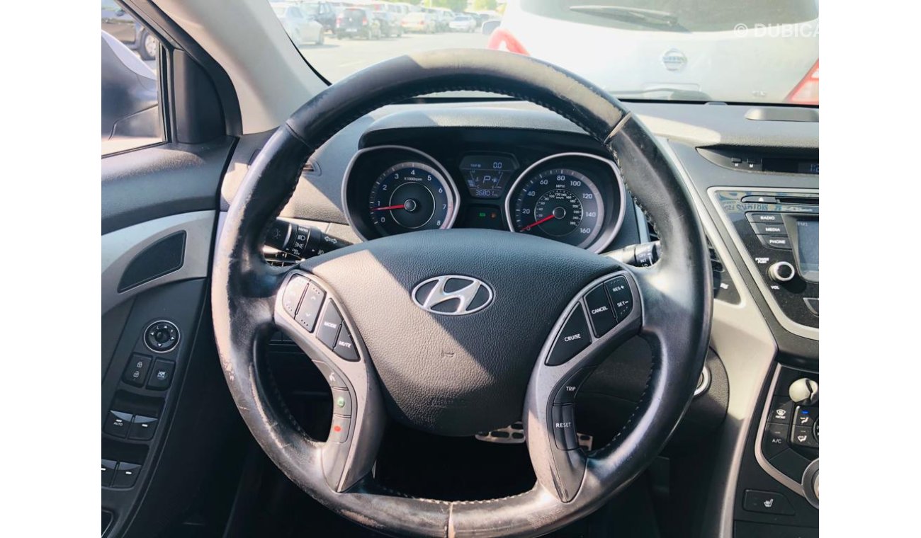 هيونداي إلانترا HYUNDAI ELANTRA FO 2014 GREY LOT-366