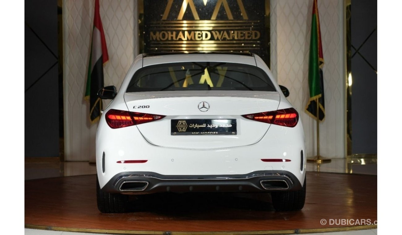 مرسيدس بنز C200 Mercedes-Benz C 200 Premium Plus | 2024 GCC 0km | 5 Years Agency Warranty