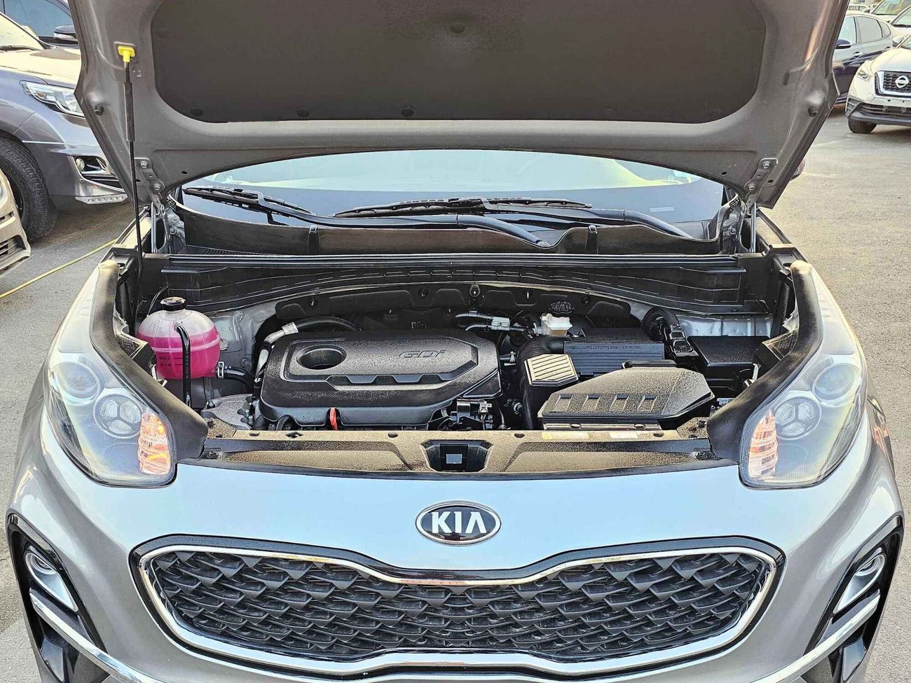 كيا سبورتيج LX AWD/ LEATHER/ DVD CAMERA/ ORG AIRBAG/ LOW MILEAGE/ 682 Monthly/ LOT# 38338