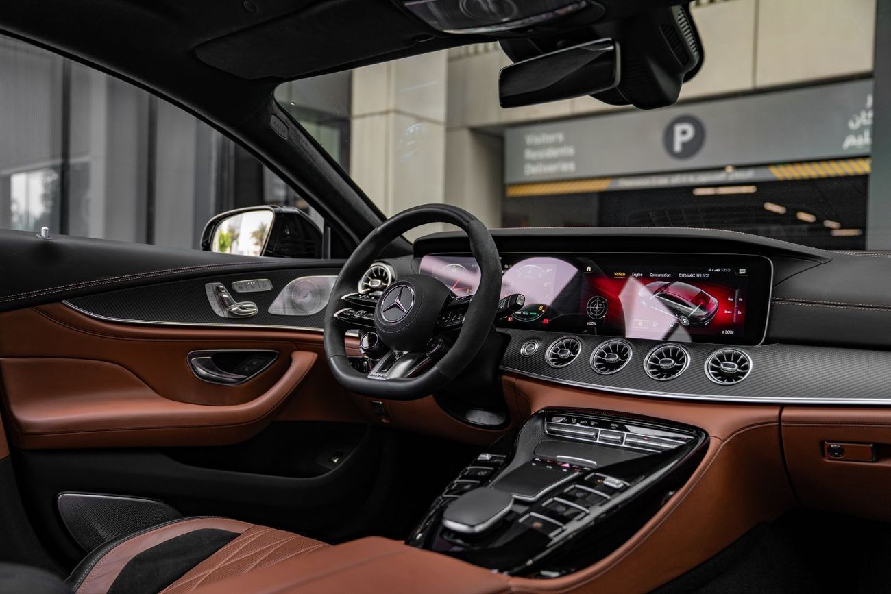 Mercedes Benz AMG GT 53 Night package 2 keys Under warranty and service contract from Gargash