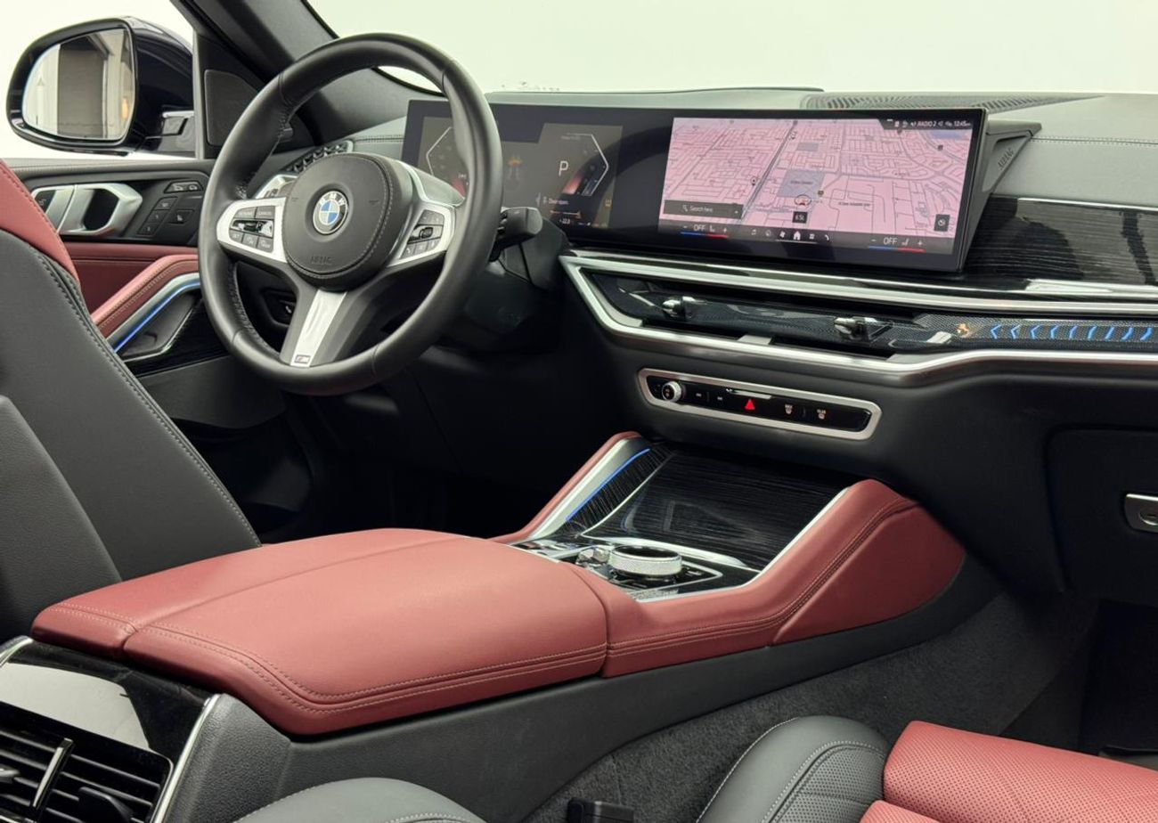 بي أم دبليو X6 40i M Sport 3.0L 2025 BMW X6 xDrive40i M-Sport, 2029 BMW Warranty and Service Pack, BMW Service Hist