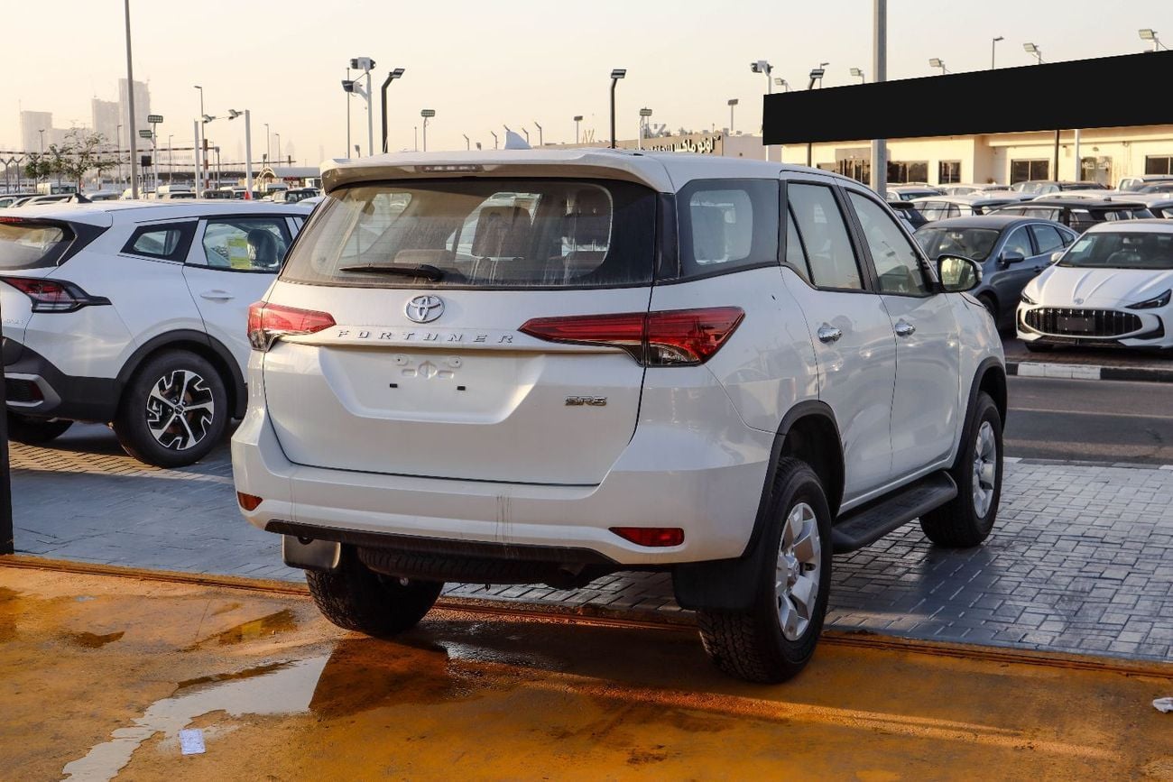 Toyota Fortuner EXR 2.7L (160 HP)  Toyota Fortuner (TGN156) – 2.7L Petrol – SR5 – 4WD – White – 2025 Model