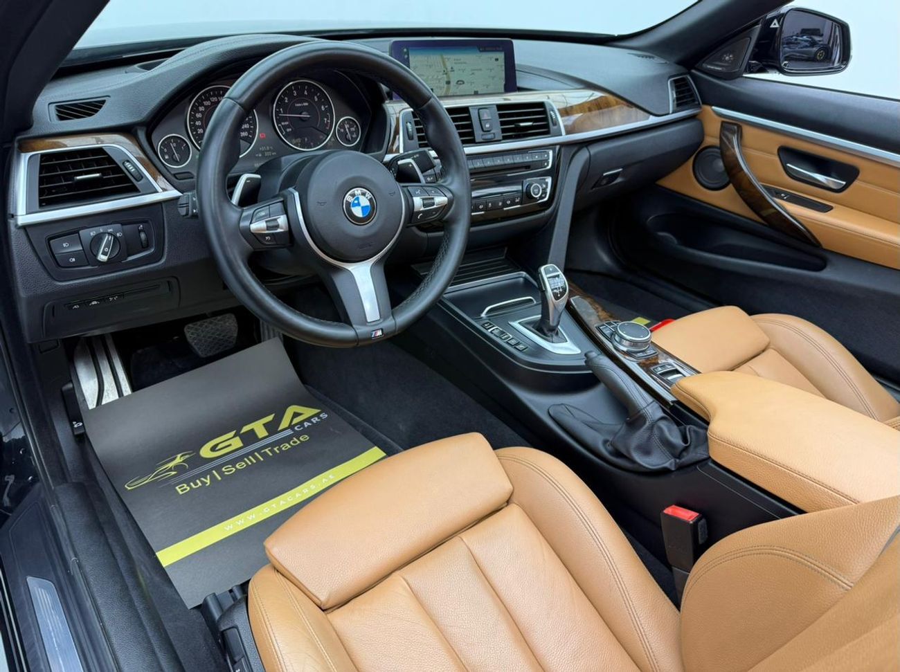 BMW 430i M Sport 2.0L 2018 BMW 430i M-Sport Convertible, Warranty, Full Service History, Fully Loaded, GCC