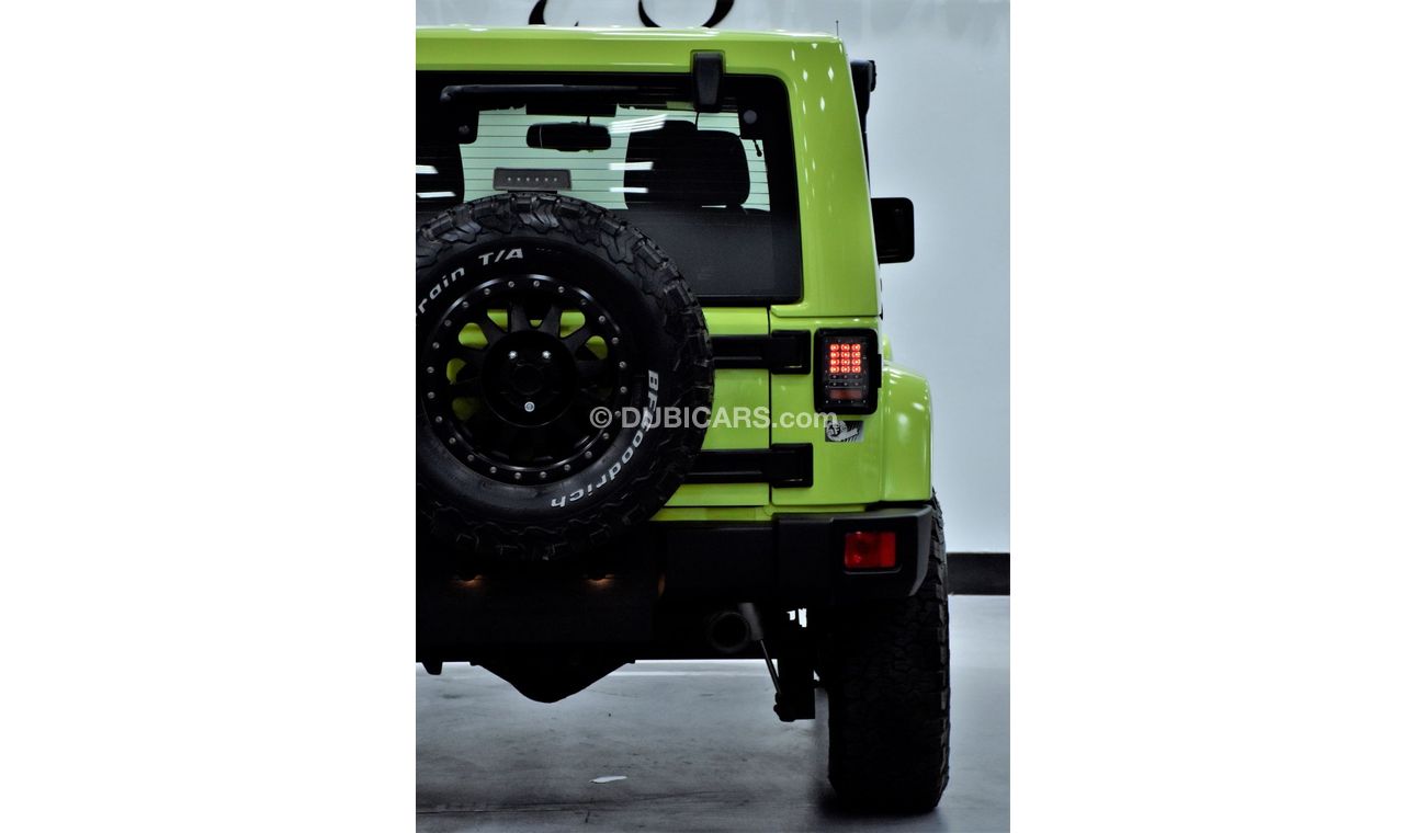 Jeep Wrangler EXCELLENT DEAL for our Jeep Wrangler SPORT ( 2017 Model ) in Green Color GCC Specs