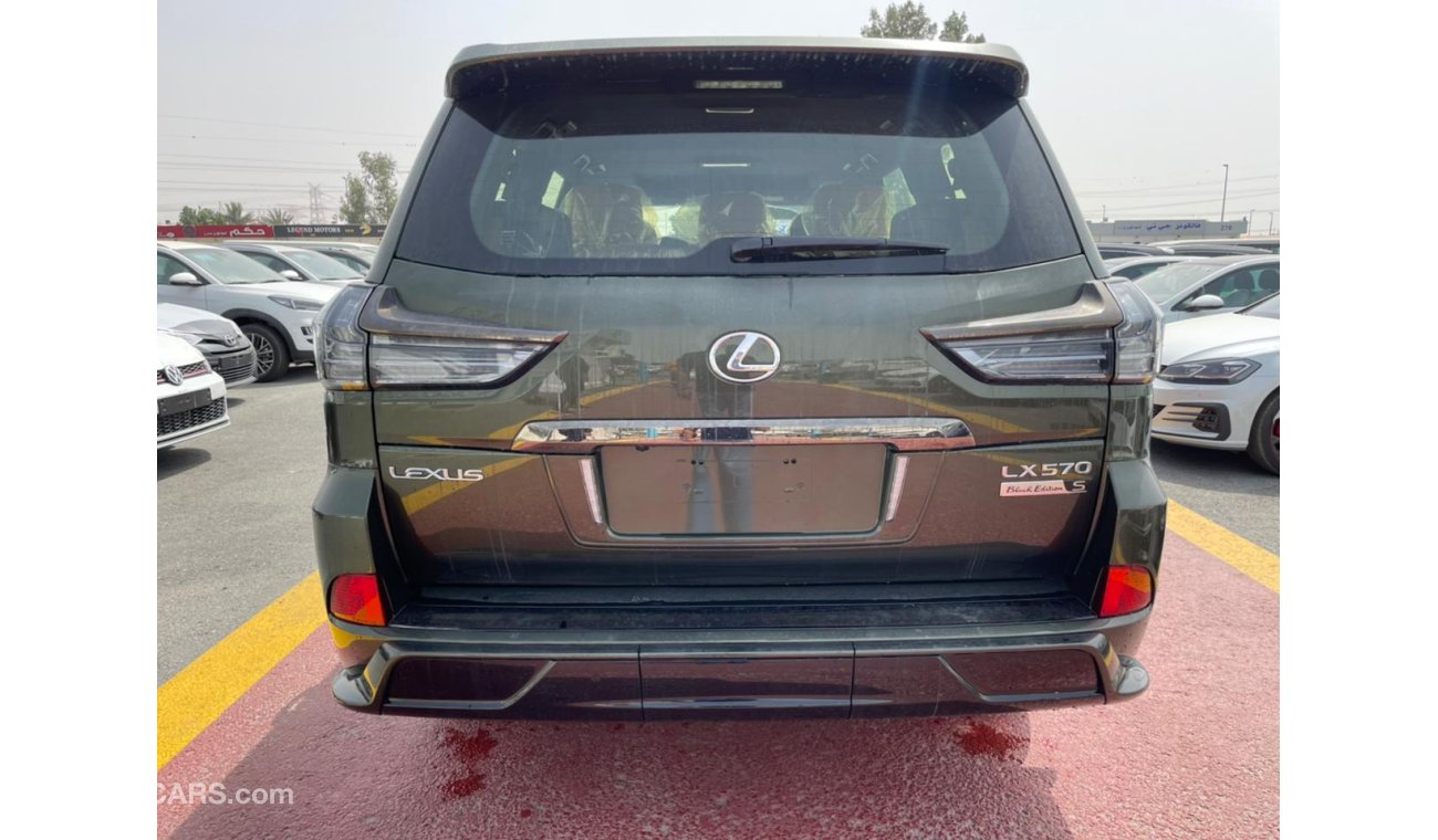 Lexus LX 570 BLACK EDITION S, 5.7L, 4WD,2021 MODEL, WITH SUNROOF, REAR MULTI MEDIA, FOR EXPORT ONLY