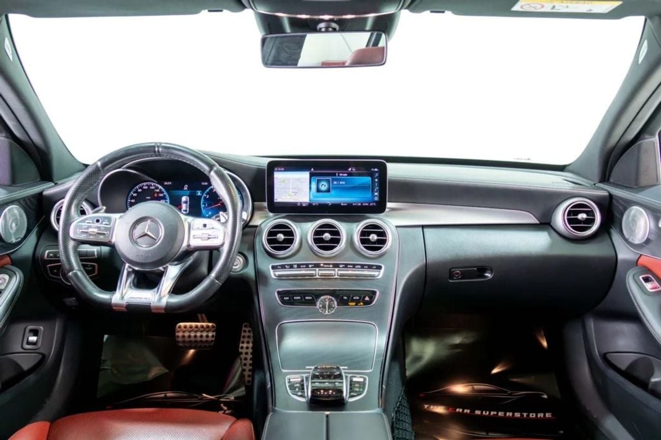 Mercedes Benz C43 AMG AMG SPORT GCC- -well maintained-high specifications-Night Package