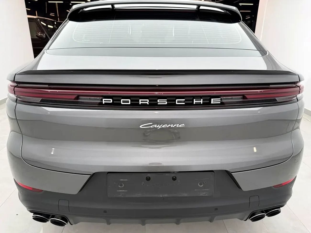 Porsche Cayenne 2024 Porsche Cayenne E-Hybrid Coupe (GCC Specs) – Grey with Red Interior