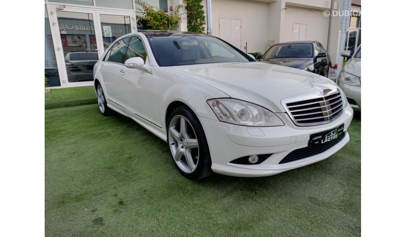 مرسيدس بنز S 350 كت AMG خليجى بانوراما - أبواب شفط -بصمة - رنجات - حساسات كاميرا شاشة بحالة ممتازة