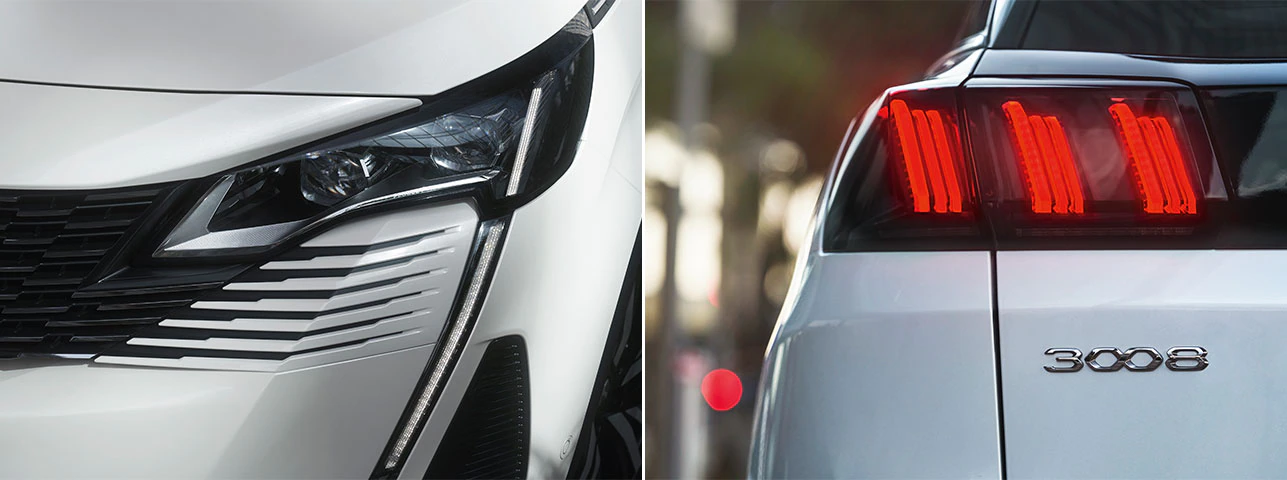 Peugeot 3008 exterior - Headlight and Tail Light