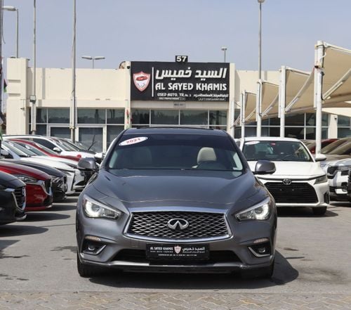 Infiniti Q50 Luxe 3.0L Infiniti Q50 - 2021  - GCC- Full Option - Accident-Free - 6(V) - 3.0L - Excellent Conditio