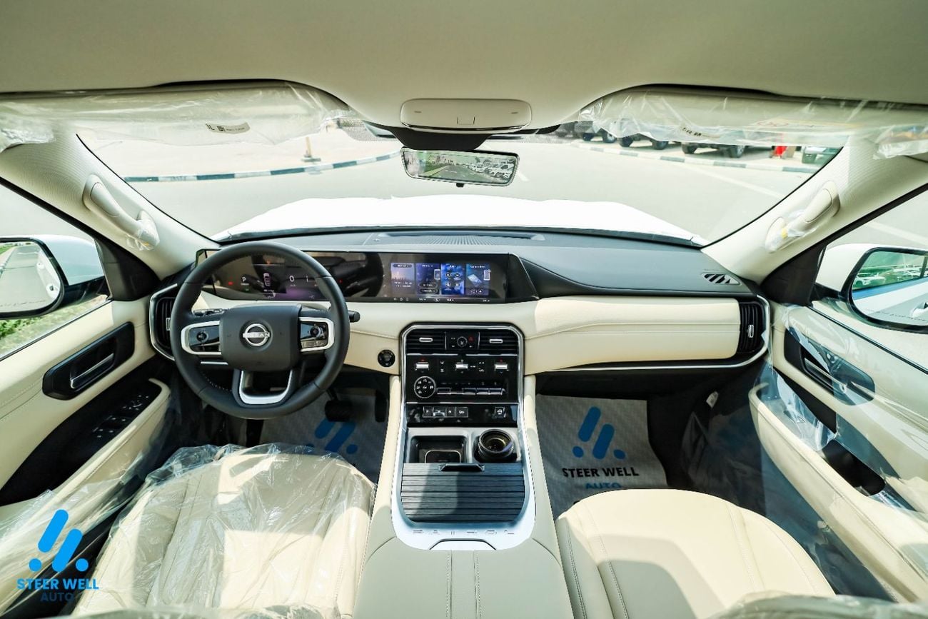 نيسان باترول LE T2 3.5L V6 AWD 9AT 2026 | 8-Seater | Power Tailgate | 18” Alloy Wheels | Full Safety