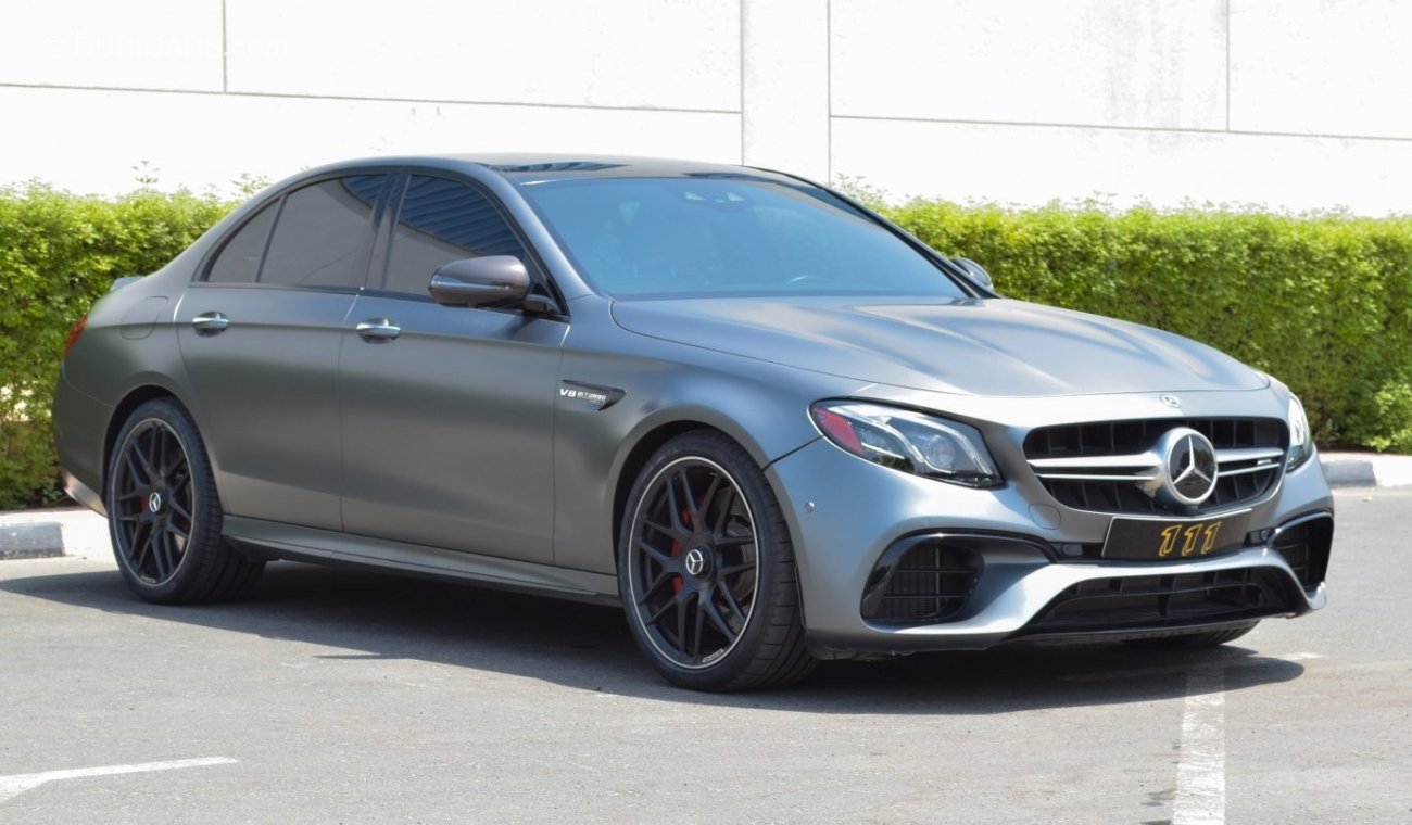 Mercedes-Benz E 63 AMG S 4 Matic / European Specifications