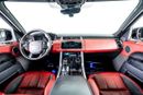 Land Rover Range Rover Sport GCC-22 Inch Rims-Black Contracting Roof-Red Interior