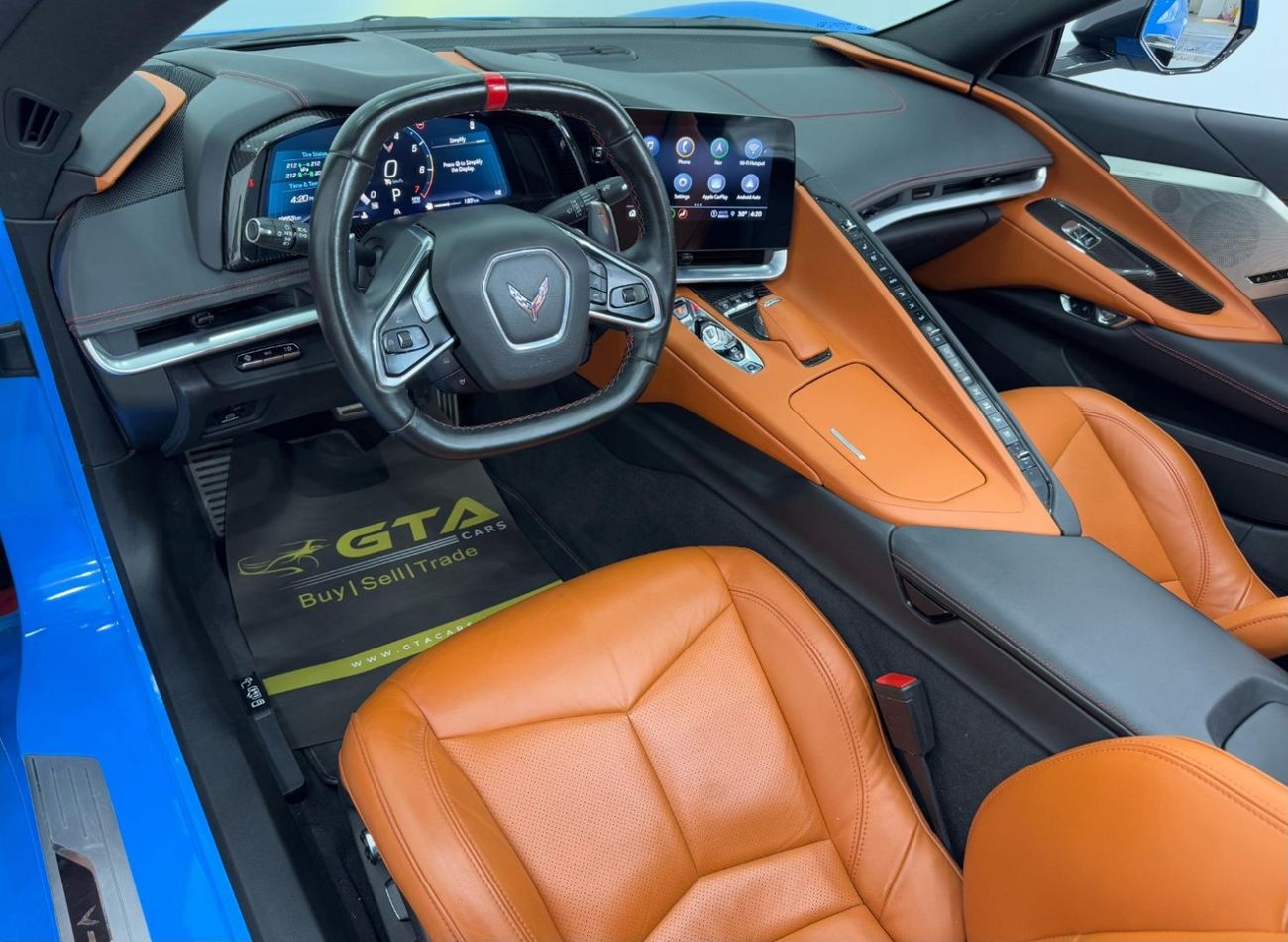 شيفروليه كورفت 3LT 6.2L (490 HP) Convertible 2021 Chevrolet Corvette Stingray Z51 3LT, Warranty, 2027 Chevrolet Ser