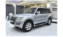Mitsubishi Pajero EXCELLENT DEAL for our Mitsubishi Pajero GLS ( 2015 Model ) in Silver Color GCC Specs