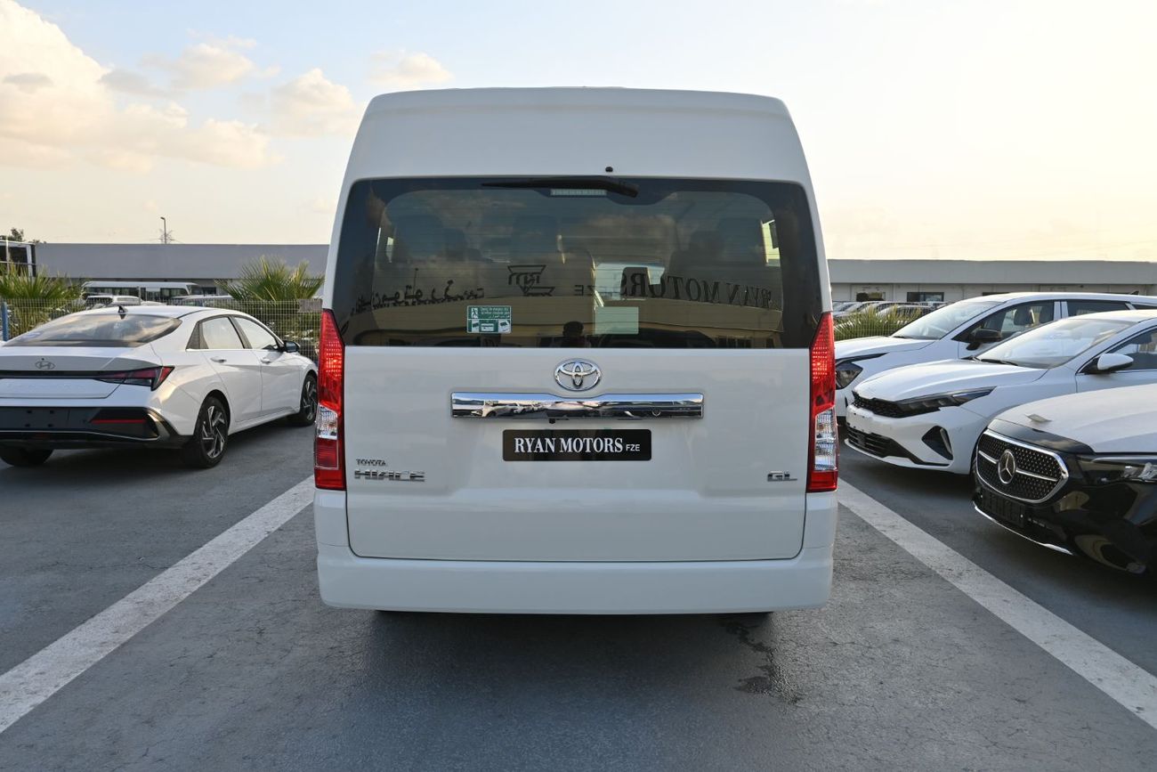 تويوتا هاياس Toyota Hiace GL Hi-Roof 3.5L V6 Petrol Automatic White Bumper, 12+1 Seater Model 2026