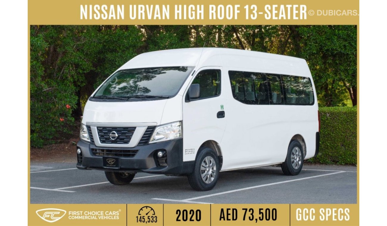 Nissan Urvan Microbus 2020 | NISSAN URVAN | HIGH ROOF 13-SEATER | GCC | N63328