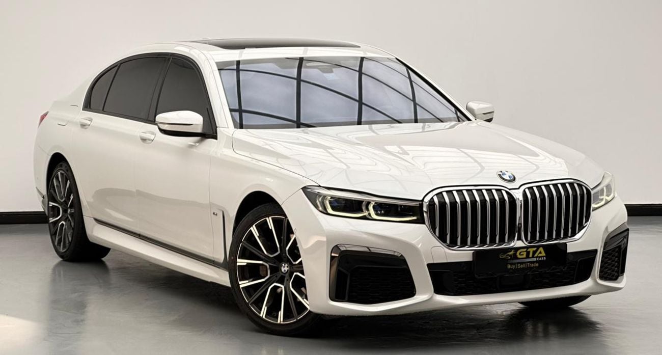بي أم دبليو 730Li 2021 BMW 730Li M-Sport M-Kit, 1 Year Warranty Unlimited Km, Full Service History, GCC
