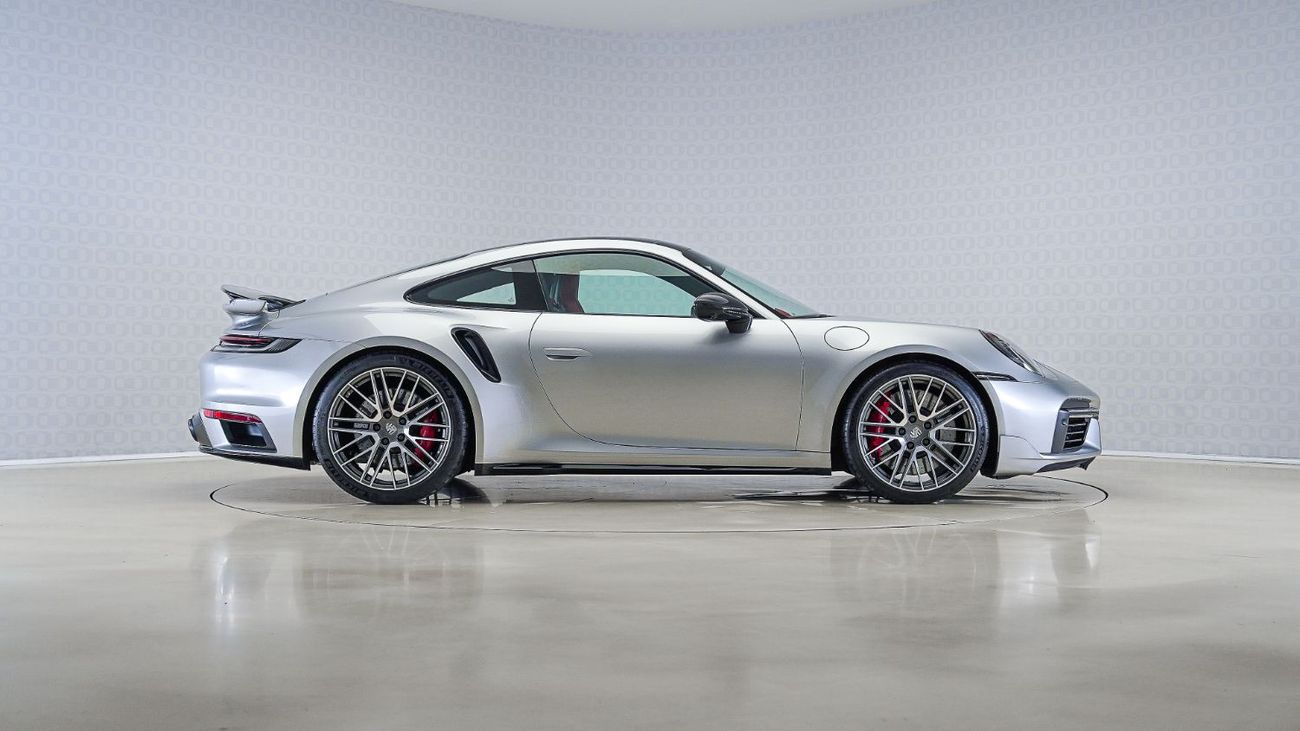 Porsche 911 Turbo 3.8L (580 HP) Coupe | AED 10,633 PM | Warranty March 2026 | GCC