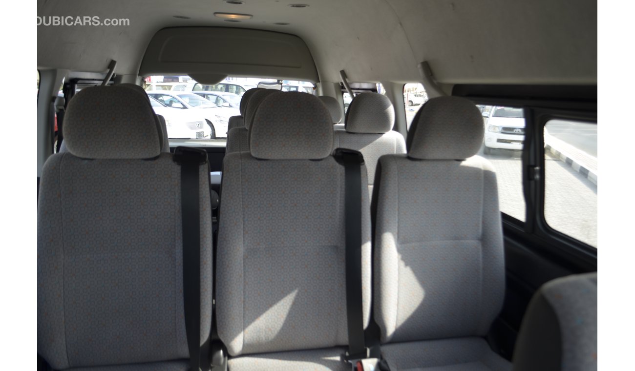 Toyota Hiace GL HIGH ROOF 15 SEATER PASSENGER VAN GCC SPECS